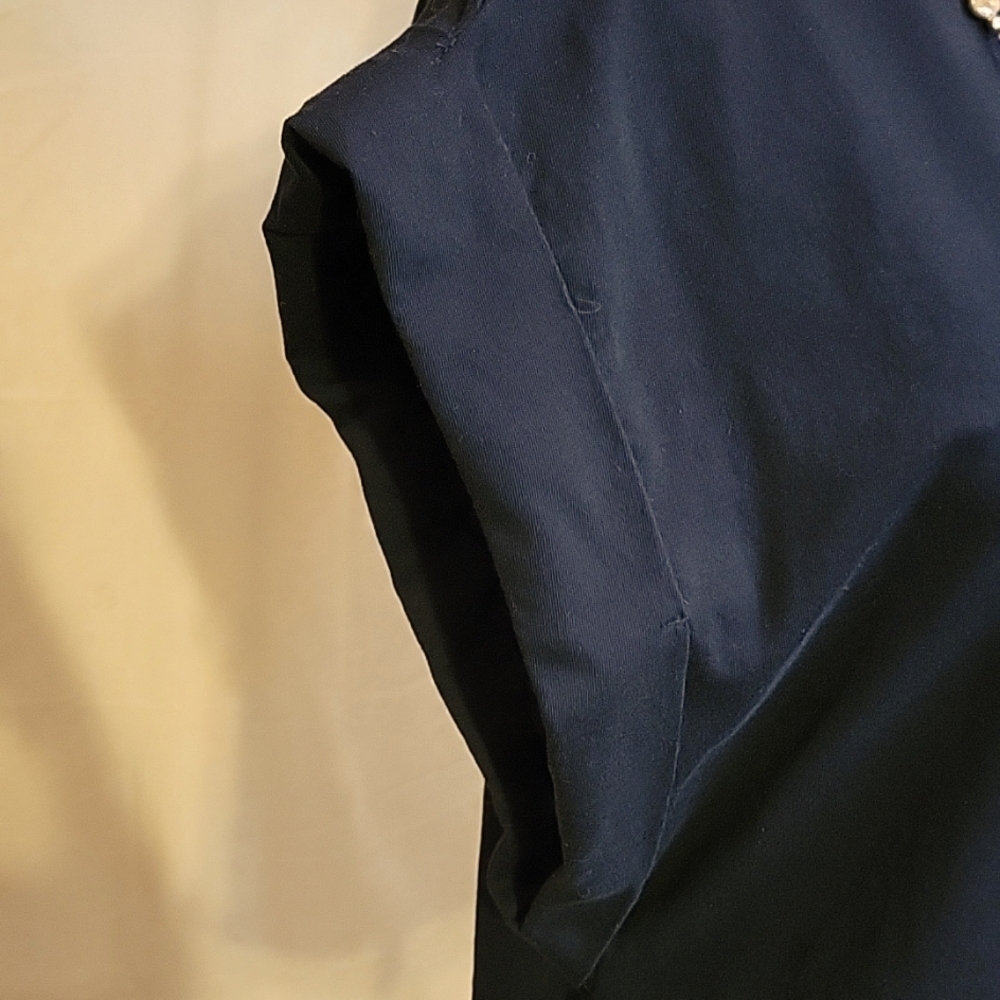 INC International Concepts Black Dolman Sleeve Boxy Top - Picture 5 of 9